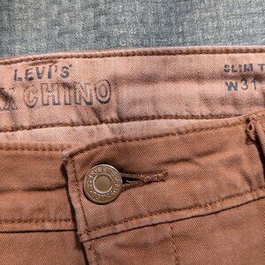 Levi’s XX Chino 512 Slim Taper Pants Men’s 31x32 Light Brown